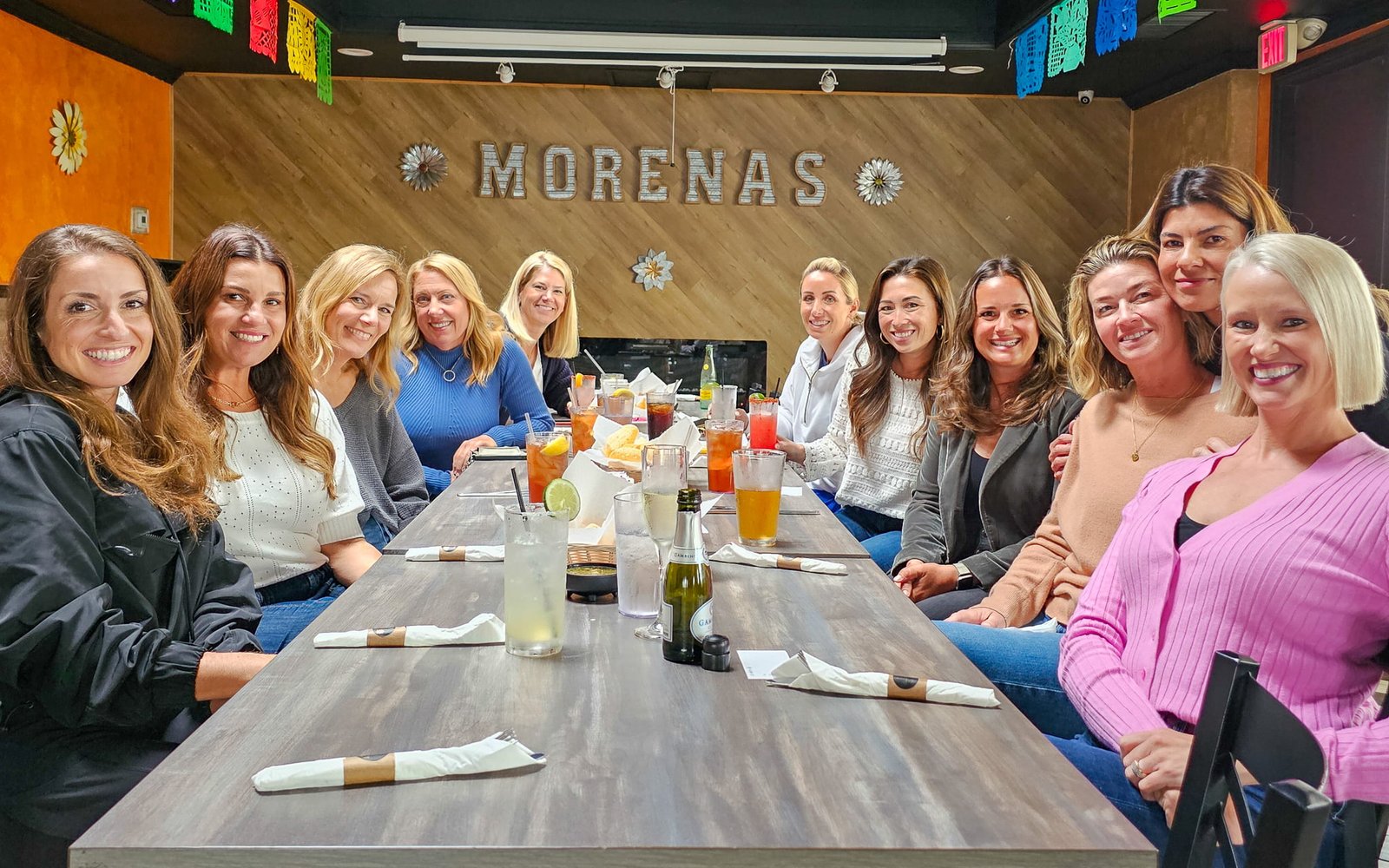 Customers at Morena's Mexican Restaurant Huntington Beach