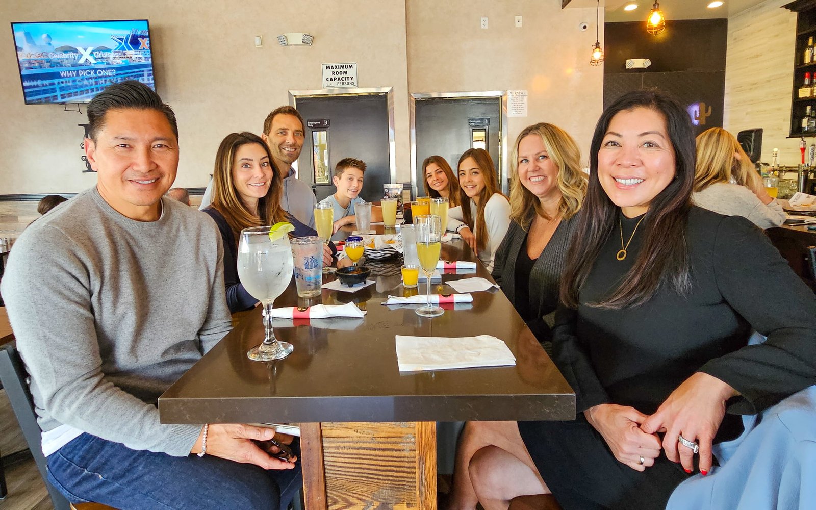 Customers at Morena's Mexican Restaurant Rancho Mission VIejo